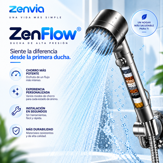 ZenFlow® - Alcachofa de ducha de alta Presión