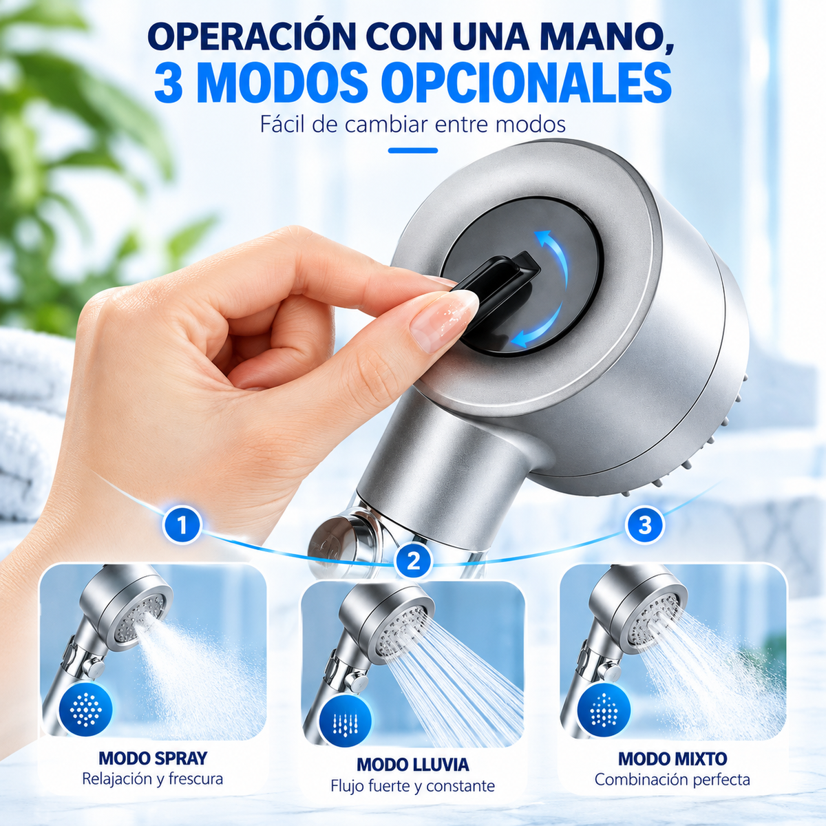 ZenFlow® - Alcachofa de ducha de alta Presión