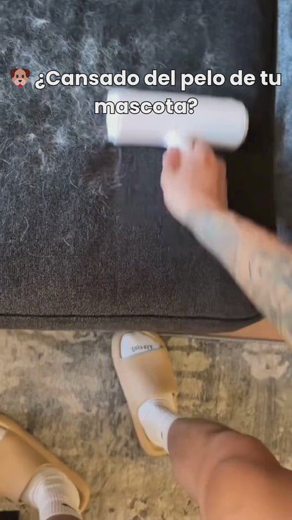 Rodillo Quitapelos para Mascotas con Luz LED – Elimina Pelo de Sofás, Alfombras y Ropa en Segundos